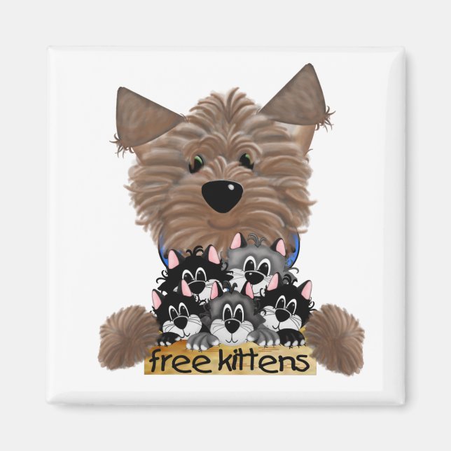 Íman Yorkie Free Kittens (Frente)