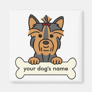 Íman Yorkie personalizado