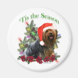 Íman Yorkie 'Tis the Season Magnet