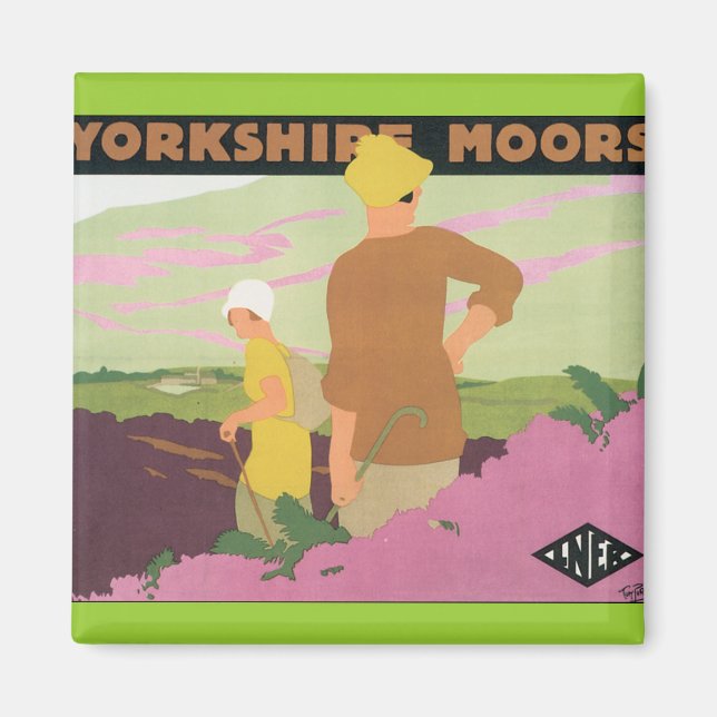 Íman Yorkshire Moors (Frente)