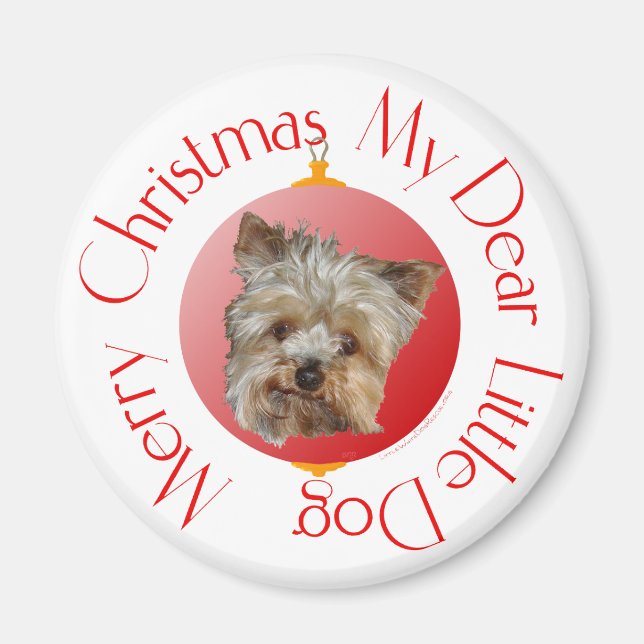 Íman Yorkshire Terrier de Natal (Frente)