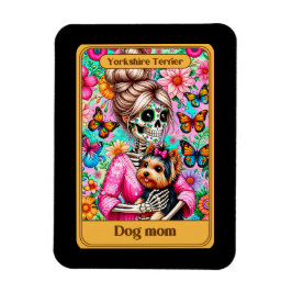 Íman Yorkshire Terrier Dog Mãe Tarot Card Magnet