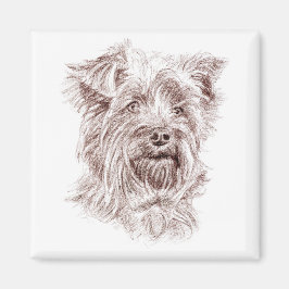 Íman Yorkshire Terrier Drawing