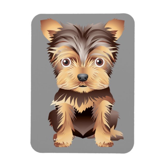 Íman Yorkshire Terrier Flex Magnet (Vertical)