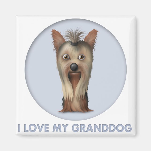 Íman Yorkshire Terrier Granddog (Frente)
