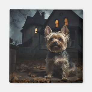 Íman Yorkshire Terrier Halloween Assustador
