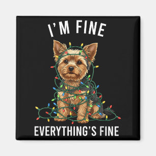 Íman Yorkshire Terrier Natal Estou Bem Tudo Está