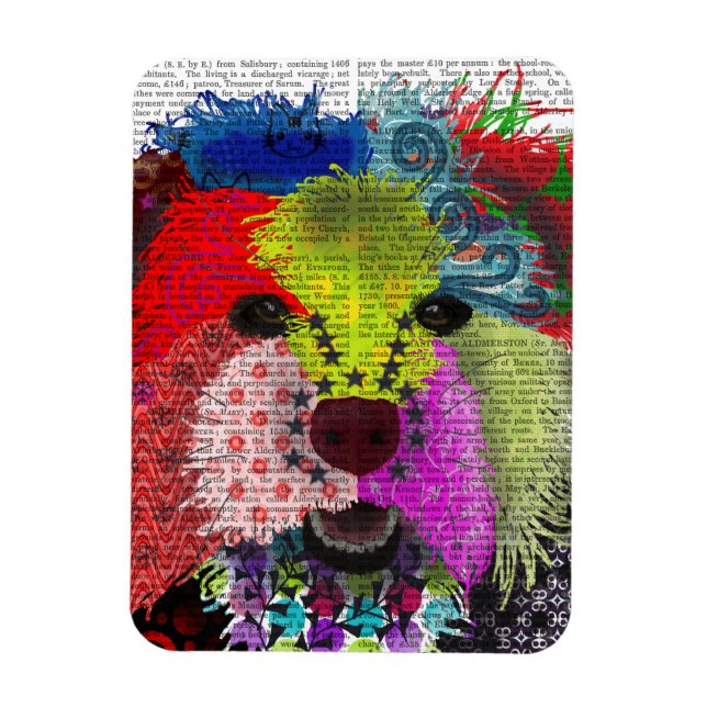 Íman Yorkshire Terrier - Patchwork (Vertical)