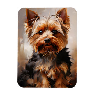 Íman Yorkshire Terrier Realismo Art Retrait