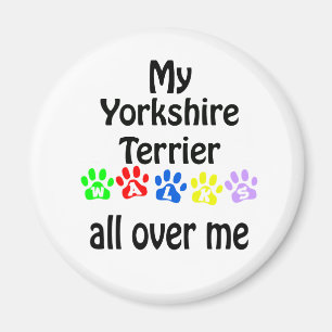 Íman Yorkshire Terrier Walks Design