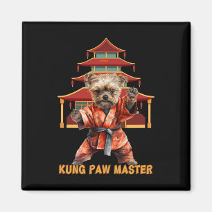 Íman Yorkshire Terrier Yorkie Karatê Artes Marciais Eng