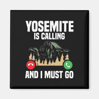 Íman Yosemite Está Chamando Eu Devo Ir Férias Parque Na