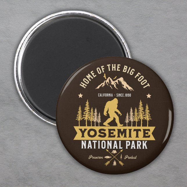 Íman Yosemite National Park Home of the Big Foot (Criador carregado)