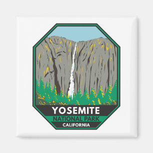 Íman Yosemite National Park Ribbon Fora da Califórnia