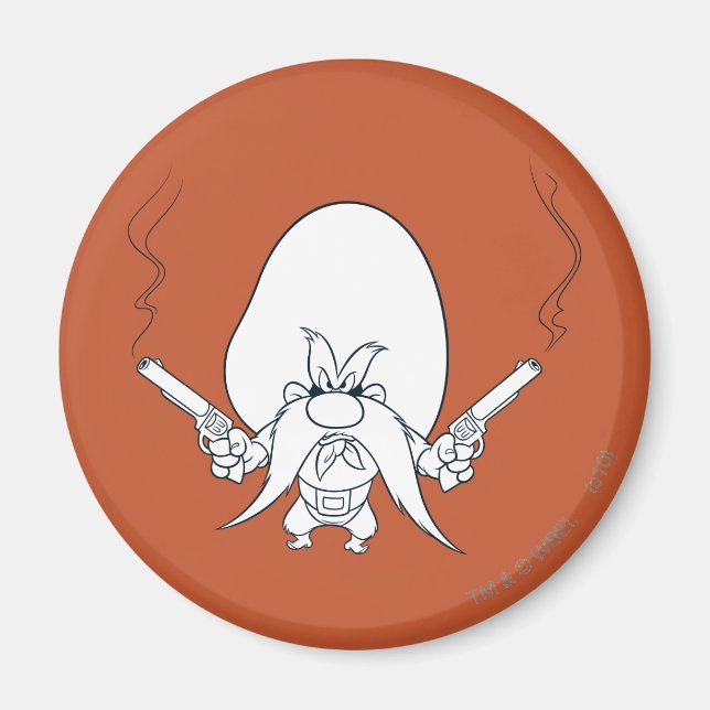 Íman Yosemite Sam Fumando Armas (Frente)