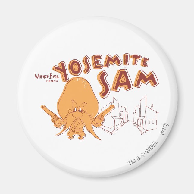Íman Yosemite Sam Warner Bros. Apresenta (Frente)