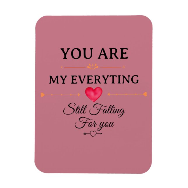 Íman You Are My Everything – Romantic Love Quote Wall  (Vertical)