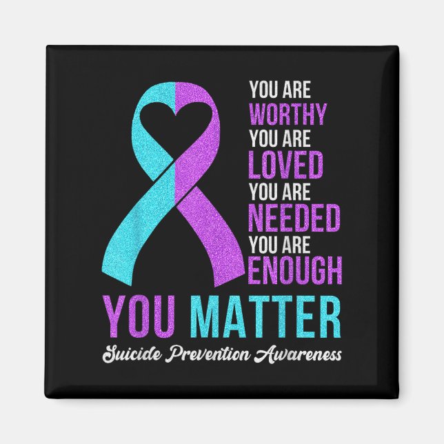 Íman You Kindness Be Kind Suicide Prevention Awareness  (Frente)