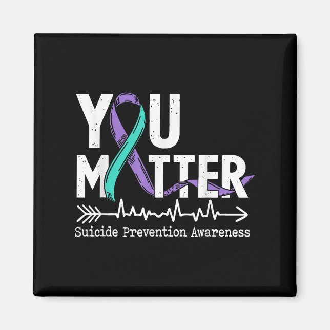 Íman You Semicolon Suicide Prevention Awareness Week  (Frente)