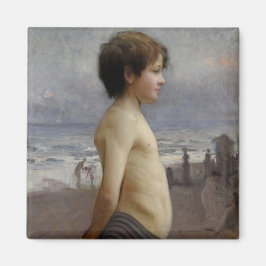 Íman Young Boy at the Beach (por Jules Bastien-Lepage)