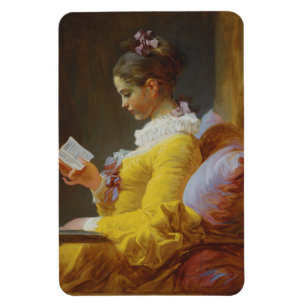 Íman Young Girl Reading - Jean Honoré Fragonard