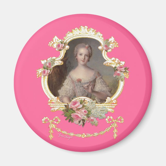 Íman Young Princess Louise Marie of France (Frente)