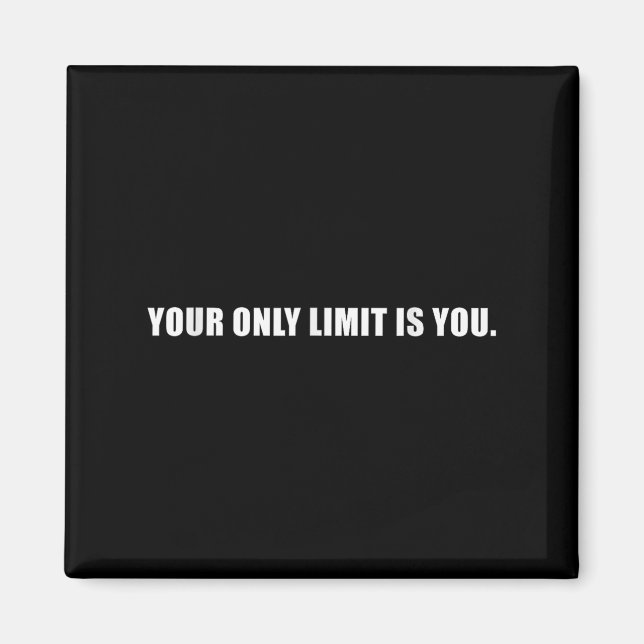 Íman Your Only Limit Is You Insrational Motivational Sl (Frente)