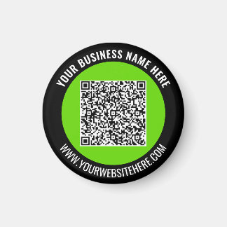 Íman Your QR Code Branded Promotional Magnet Example