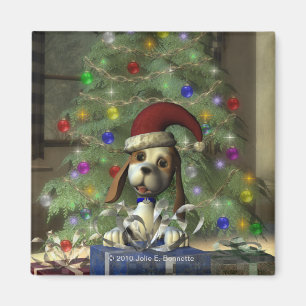 Íman Yule Puppy Magnet