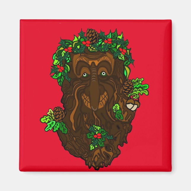 Íman Yuletide Greenman Magnet (Frente)