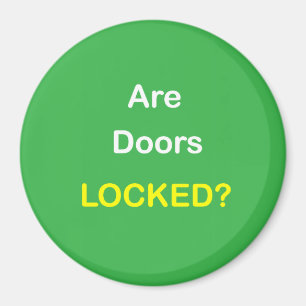 Íman z94 - O ~ magnético do lembrete É PORTAS FECHADO