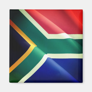 Íman ZA - África do Sul - Bandeira de Ondas - África 