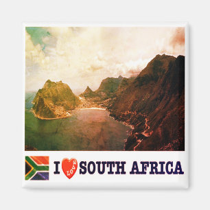 Íman ZA - África do Sul - panorama de Hout Bay - Eu Am