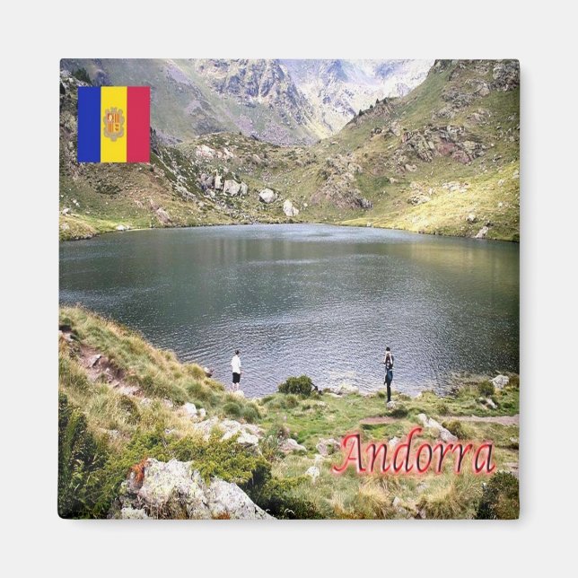 Íman zAD015 ESTANY DE TRISTAINA DE BAIX Andorra (Frente)