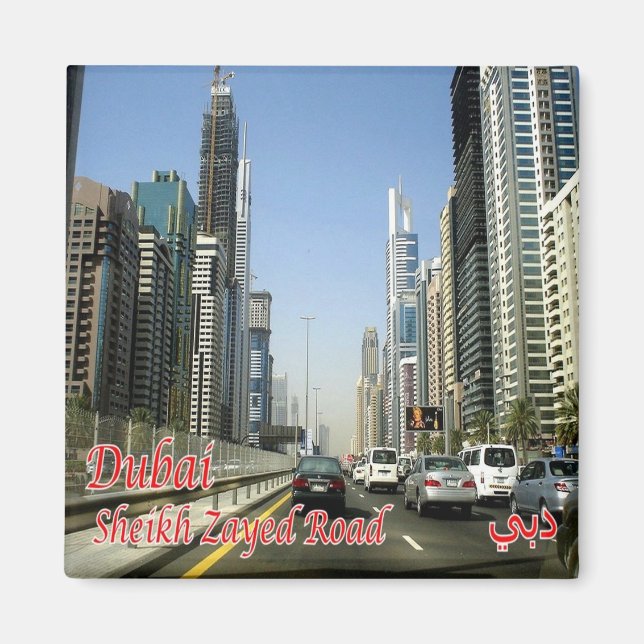 Íman zAE067 DUBAI Sheik Zayed Road, Fridge (Frente)