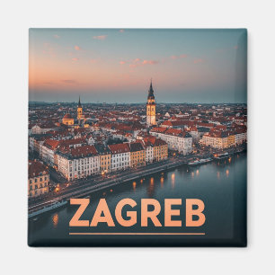 Íman Zagreb Croácia Cidade Velha História Arquitetura
