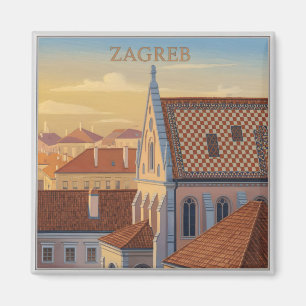 Íman Zagreb - Croácia - Viagem Antiga