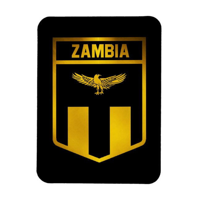Íman Zâmbia Emblem (Vertical)