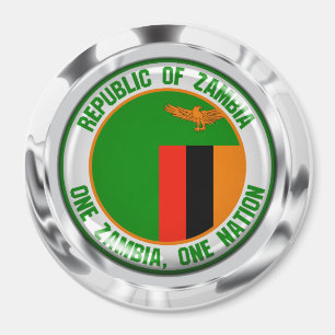 Íman Zâmbia Round Emblem