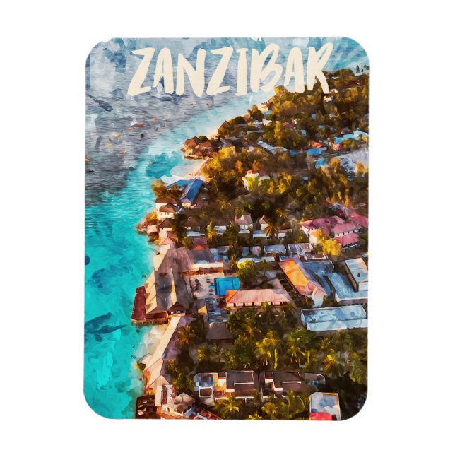 Íman Zanzibar Tansania Ocean View Viagem (Vertical)