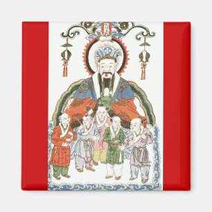 Íman Zao Jun Chinês Deus Magno