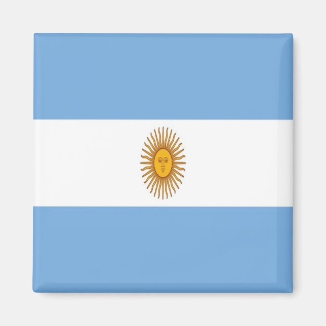 Íman zAR001 ARGENTINA FLAG, América, Fridge (Frente)