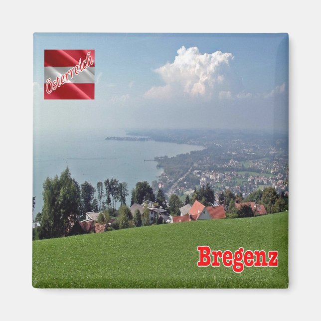 Íman zAT021 - BREGENZ Áustria - Fridge (Frente)