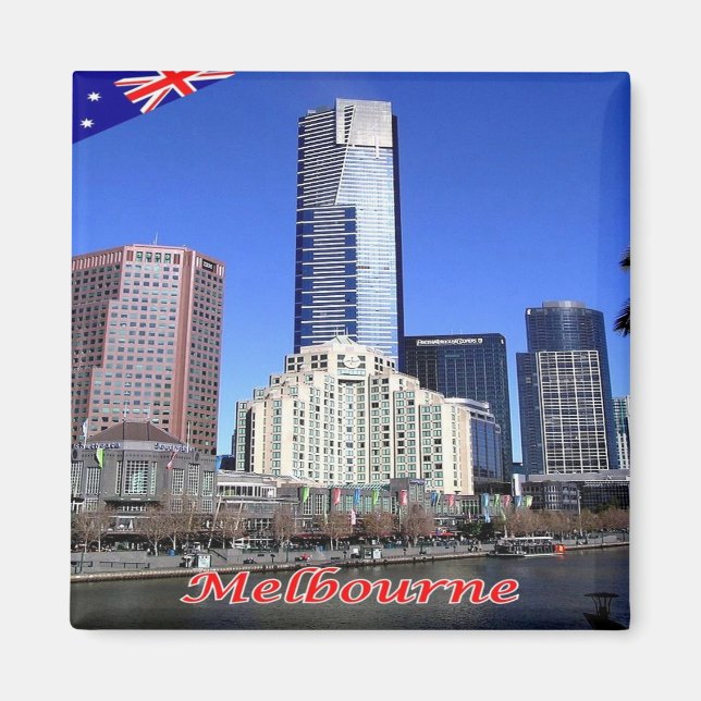 Íman zAU044 MELBOURNE, Austrália, Oceânia (Frente)