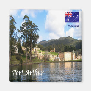 Íman zAU088 PORT ARTHUR, Austrália, Oceânia, frigorífic