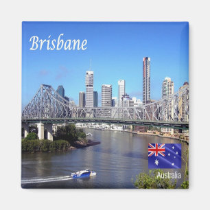 Íman zAU103 BRISBANE, Austrália, Oceânia, frigorífico