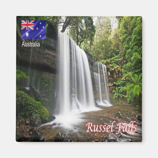 Íman zAU108 RUSSEL FALLS, Austrália, Oceânia, frigorífi (Frente)