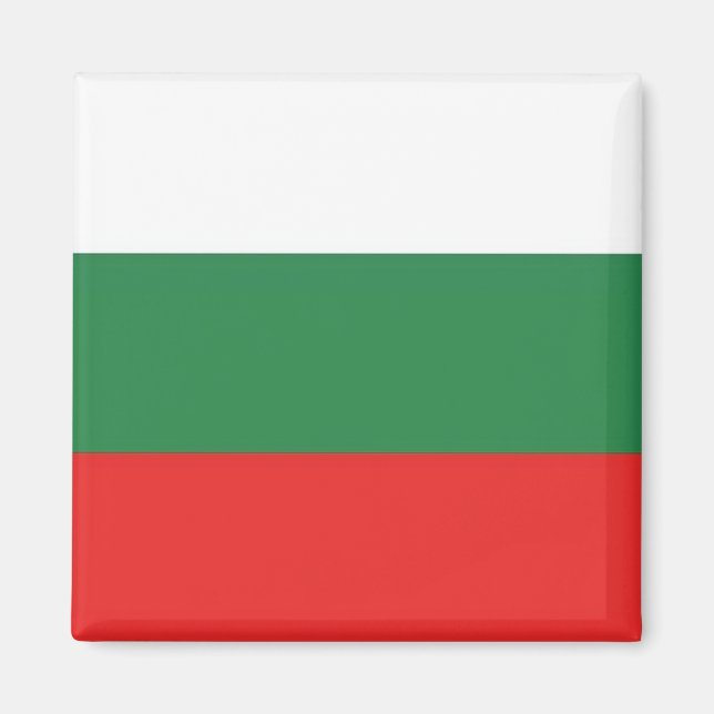 Íman zBG001 BULGARIAN FLAG, Bulgária, frigorífico (Frente)