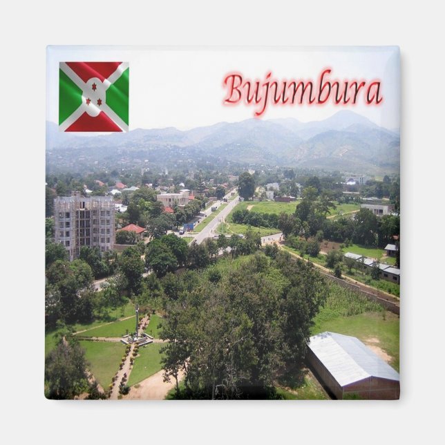 Íman ZBI009 BUJUMBURA, BURUNDI, África, frigorífico (Frente)