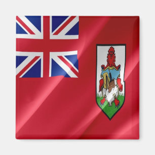 Íman zBM002 BERMUDA, Waving Flag, America, Fridge